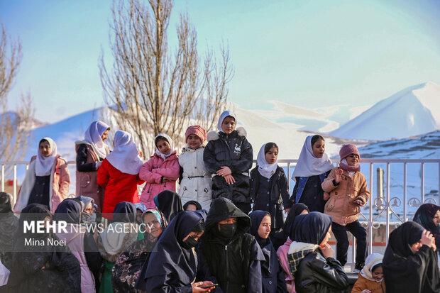 افتتاح مدارس دخترانه تازه‌ساز در روستای سفیده‌خوان