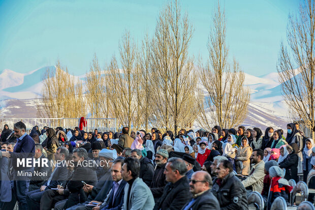 افتتاح مدارس دخترانه تازه‌ساز در روستای سفیده‌خوان