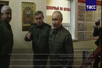 Putin visits battlefields in Kursk