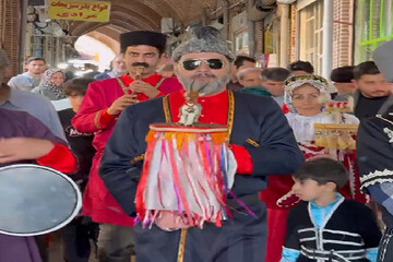 Geçmişten günümüze 'tekem'; Urmiye'de  Nevruz şenliği (+video)