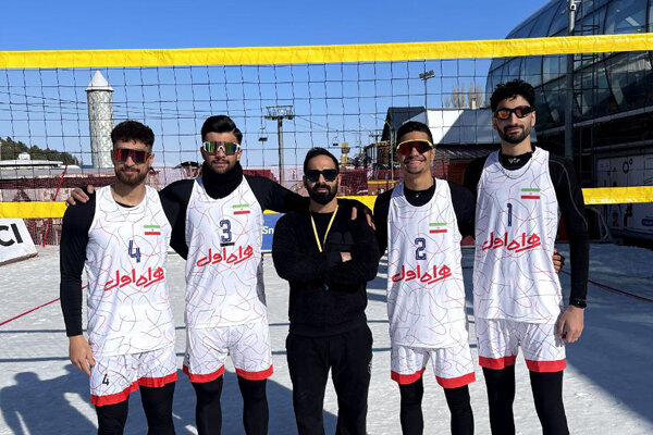 Iran win gold medal at FIVB Snow Volleyball World Tour