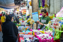 Nevruz coşkusu Ahvaz çarşısını canlandırdı