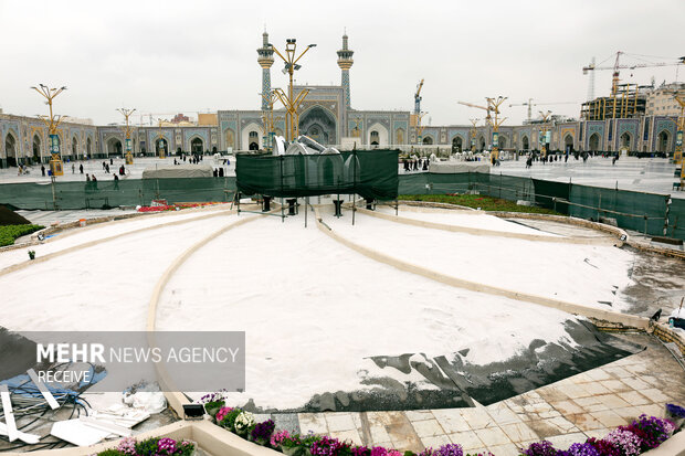 İmam Rıza (a.s) Türbesi ilkbaharın gelişine hazılanıyor