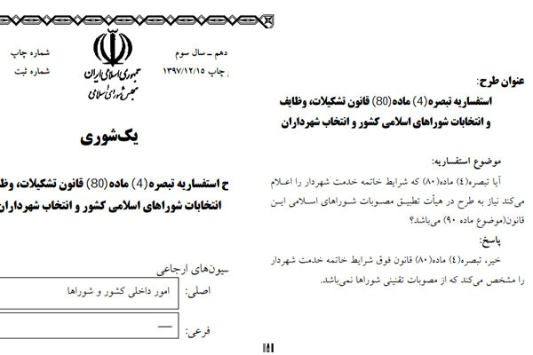 بی اعتنایی به قانون درفرمانداری شهریار؛شهردار استیضاح شده کنار نمی رود