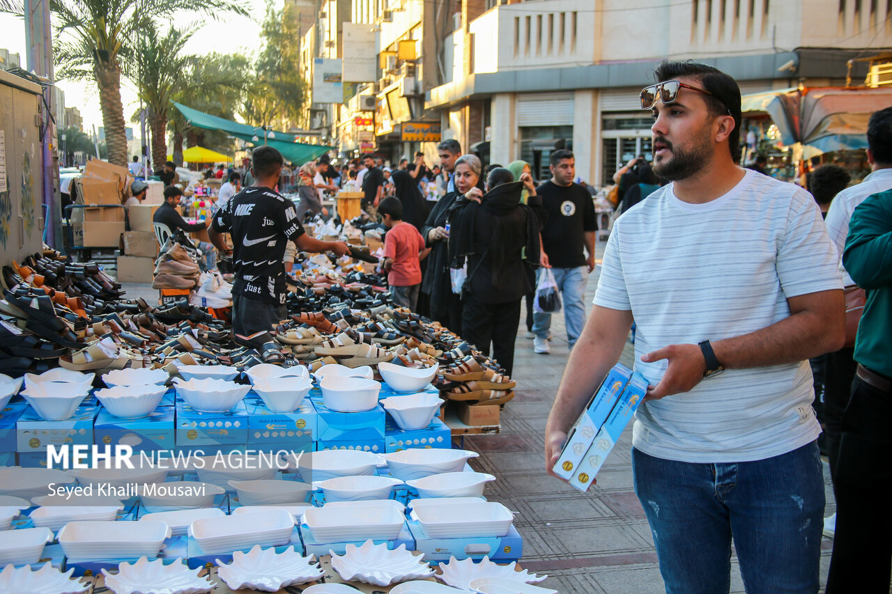 سوق الاهواز مع اقتراب عيد النوروز