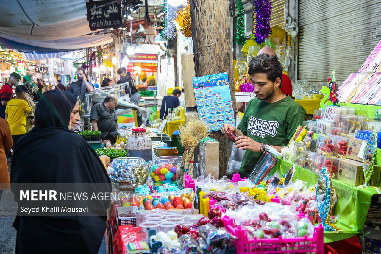 سوق الاهواز مع اقتراب عيد النوروز