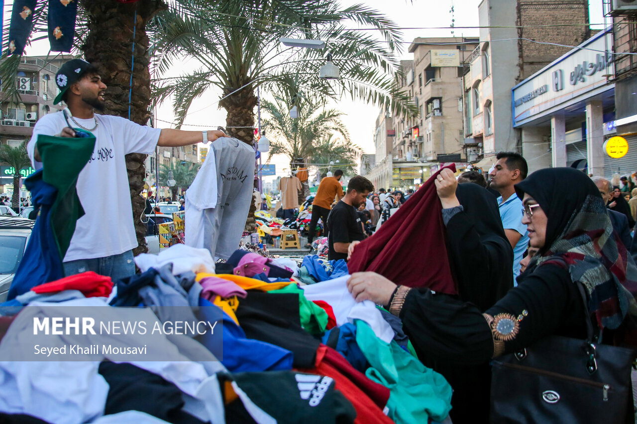 سوق الاهواز مع اقتراب عيد النوروز