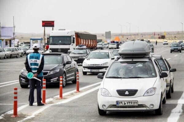 ترافیک سنگین نوروزی در محور تهران – مشهد