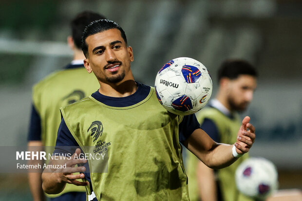 تمرین و نشست خبری تیم ملی فوتبال ایران پیش از بازی با امارات 10