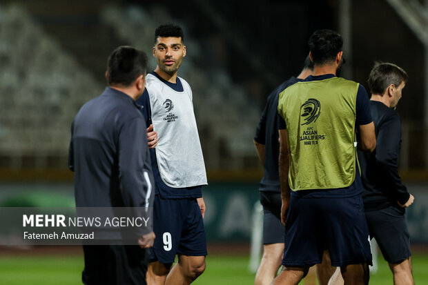 تمرین و نشست خبری تیم ملی فوتبال ایران پیش از بازی با امارات 6