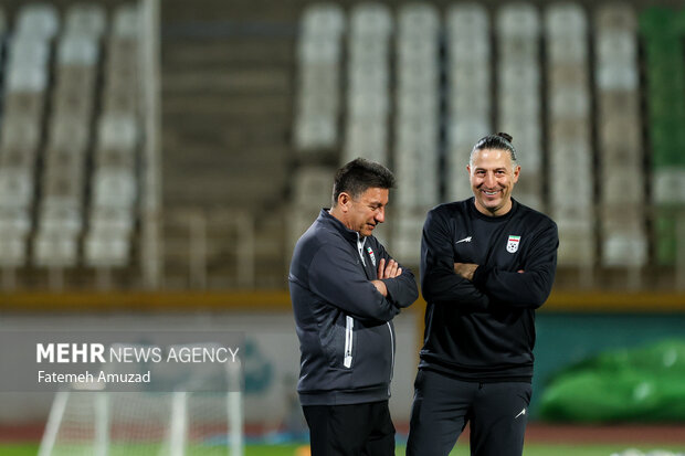 تمرین و نشست خبری تیم ملی فوتبال ایران پیش از بازی با امارات 9