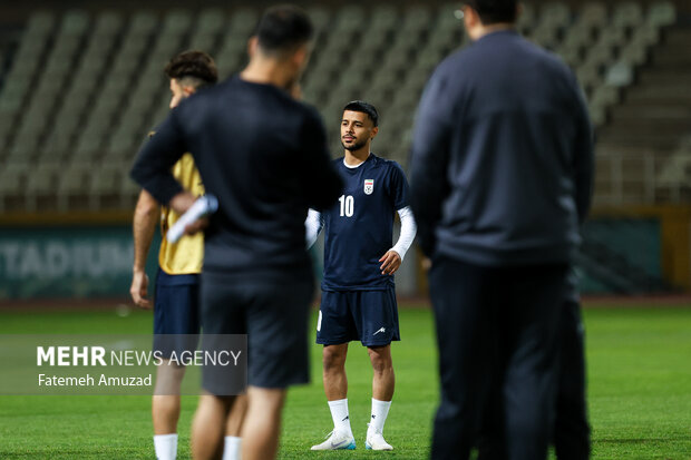 تمرین و نشست خبری تیم ملی فوتبال ایران پیش از بازی با امارات 17