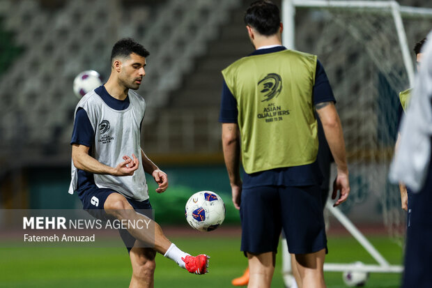 تمرین و نشست خبری تیم ملی فوتبال ایران پیش از بازی با امارات 18