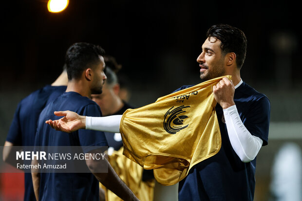 تمرین و نشست خبری تیم ملی فوتبال ایران پیش از بازی با امارات