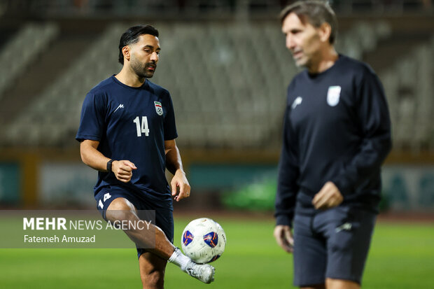 تمرین و نشست خبری تیم ملی فوتبال ایران پیش از بازی با امارات 20