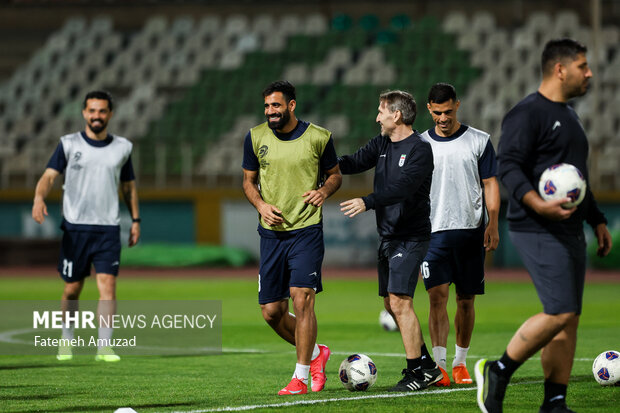 تمرین و نشست خبری تیم ملی فوتبال ایران پیش از بازی با امارات 24