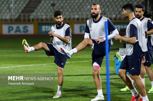 تمرین و نشست خبری تیم ملی فوتبال ایران پیش از بازی با امارات 34