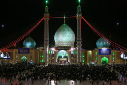 مراسم عزاداری ایام فاطمیه در مسجد مقدس جمکران برگزار می‌شود