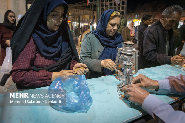 آیین نوروزی «چراغ بران» در شهرکرد