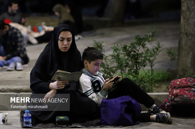 مراسم احیای شب نوزدهم ماه مبارک رمضان در مسجد دانشگاه تهران