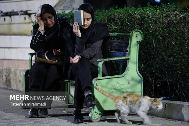 مراسم احیای شب نوزدهم ماه مبارک رمضان در مسجد دانشگاه تهران