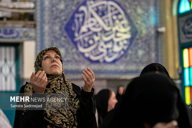 مراسم احیای شب اول قدر امام زاده صالح تهران