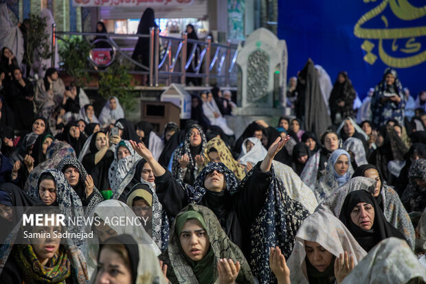 مراسم احیای شب اول قدر امام زاده صالح تهران