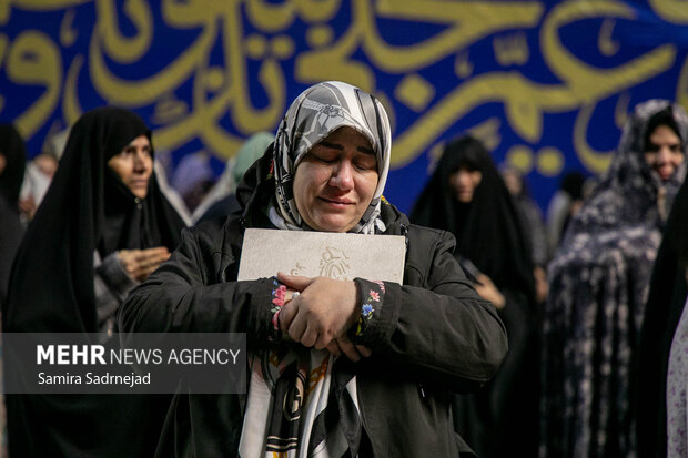 مراسم احیای شب اول قدر امام زاده صالح تهران