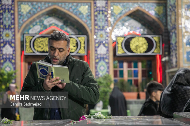 مراسم احیای شب اول قدر امام زاده صالح تهران