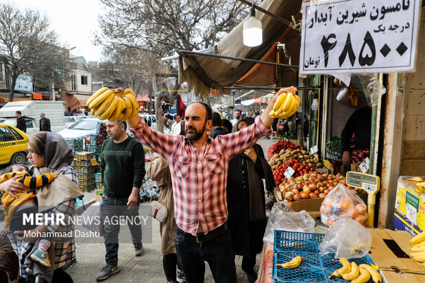 بازار میوه اردبیل در آستانه نوروز ۱۴۰۴