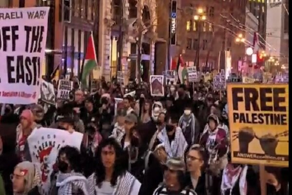 همبستگی مردم جهان با غزه و محکومیت جنایتهای رژیم صهیونیستی+ فیلم