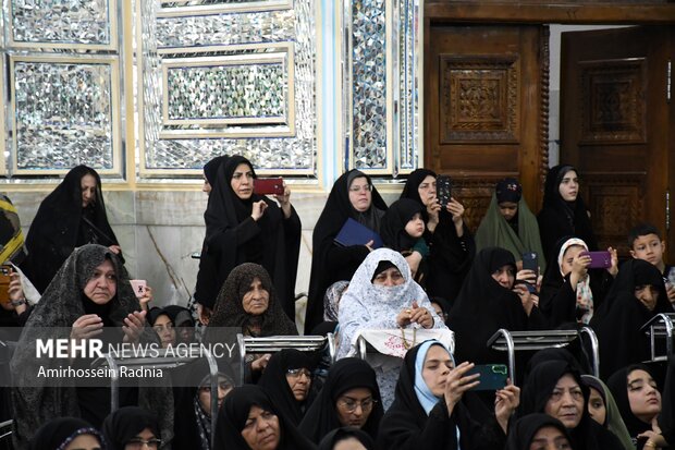 مراسم تحویل سال در آستان مقدس امامزاده حسین بن موسی الکاظم (ع) طبس