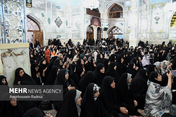 مراسم تحویل سال در آستان مقدس امامزاده حسین بن موسی الکاظم (ع) طبس