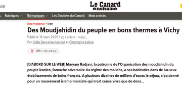 French paper exposes Maryam Rajavi's lavish lifestyle, says terrorist's husband dead since 2003