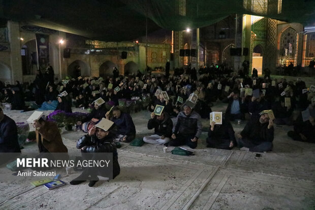 مراسم احیای شب بیست و یکم در سمنان