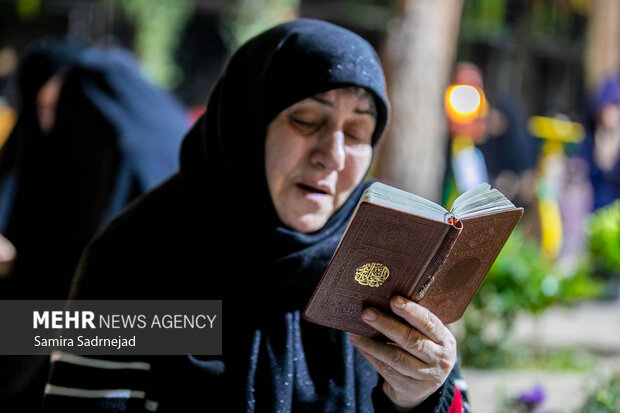 مراسم احیای شب بیست و یکم ماه رمضان در گلزار شهدای بهشت زهرا