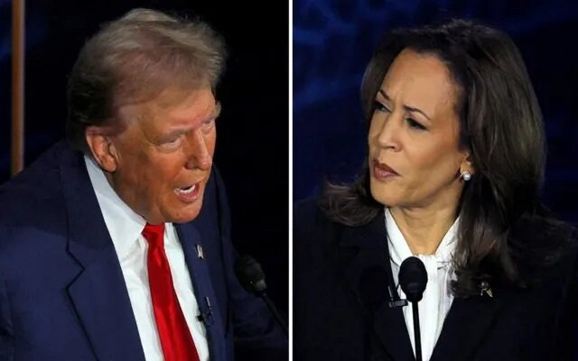 US Pres. Trump revokes security clearance for Harris, Clinton US Pres. Trump revokes security clearance for Harris, Clinton