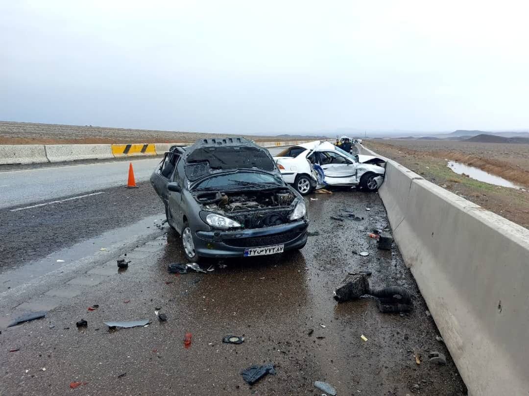 حادثه،پژو،راننده،پليس،دست،راهور،سمند،كرمي