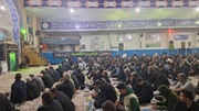 آئین شب قدر در مصلای امام خامنه‌ای شیروان برگزار شد