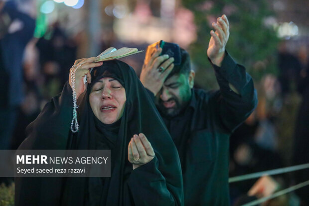 مراسم احیای شب بیست و سوم ماه رمضان در مسجد ارک تهران