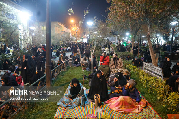 مراسم احیای شب بیست و سوم ماه رمضان در مسجد ارک تهران