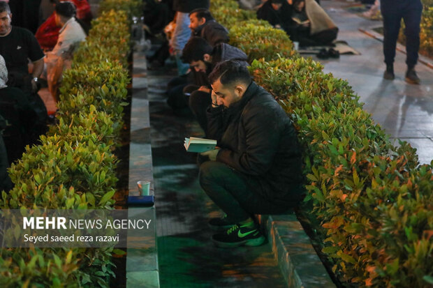 مراسم احیای شب بیست و سوم ماه رمضان در مسجد ارک تهران