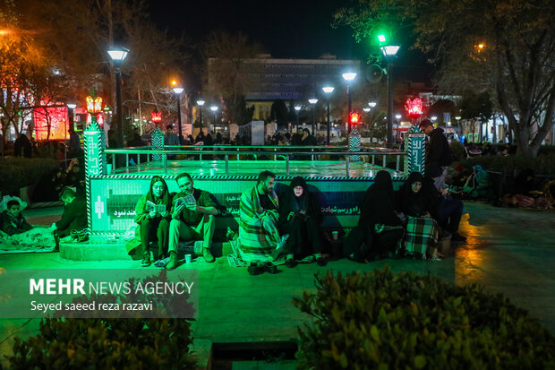 مراسم احیای شب بیست و سوم ماه رمضان در مسجد ارک تهران