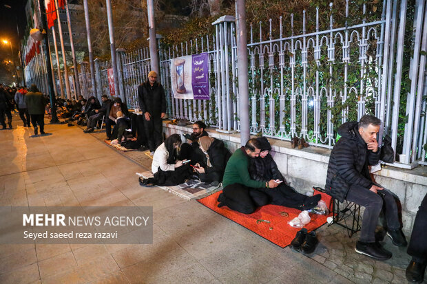 مراسم احیای شب بیست و سوم ماه رمضان در مسجد ارک تهران