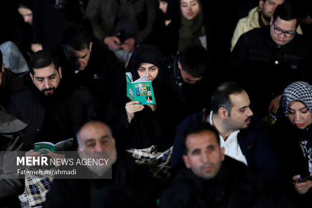 مراسم احیای شب بیستوسوم ماه رمضان در حسینیه همدانیها