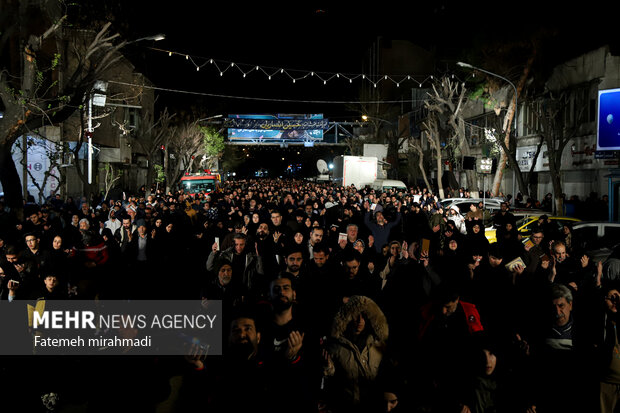 مراسم احیای شب بیستوسوم ماه رمضان در حسینیه همدانیها