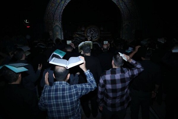 طنینانداز شدن نوای شب قدر در مسجد جامع خرمشهر