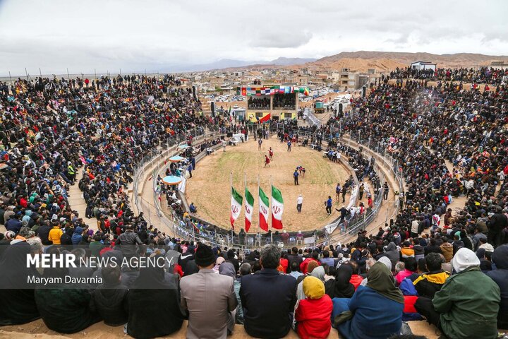 کشتی با چوخه؛ سنتی که در اسفراین زنده است