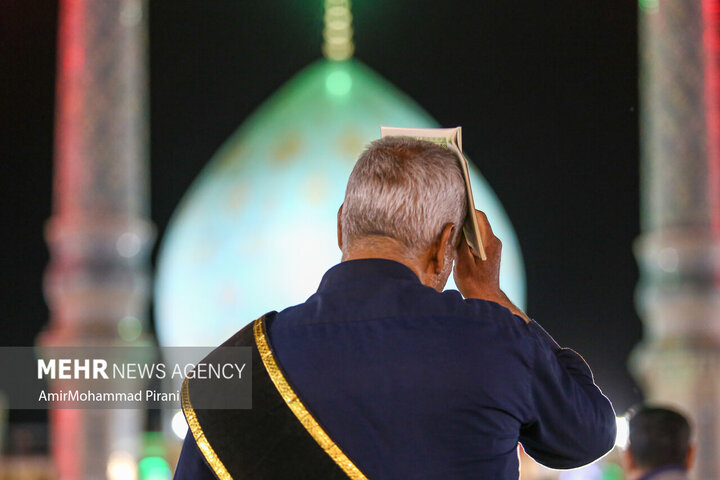 مراسم احیای شب نوزدهم ماه مبارک رمضان در مسجد مقدس جمکران