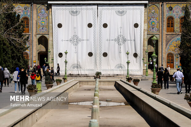 بازدید نوروزی از کاخ گلستان